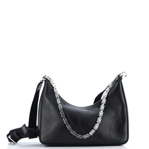 Givenchy Moon Cut Out Bag Leather Small #93196G14B - Picture 1 of 6